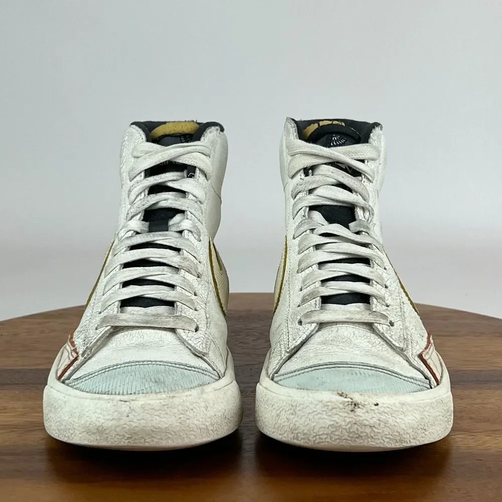 Mens Nike Blazer Mid‎ 77 Dia De Los Muertos Leather Shoes Sneakers Size 8 M GUC
